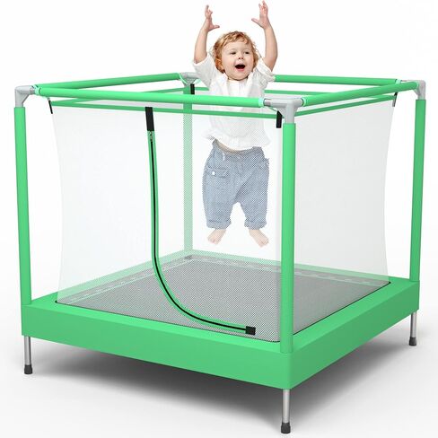 EL&IT·Wings Trampoline for Kids-6.5FT/4.5FT Indoor/Outdoor Toddler/Kids Trampoline with Net, Safety Small/Baby Trampoline with Enclosure-Birthday Gift for Children Age 1-8 in Saudi Arabia