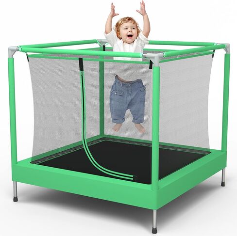 EL&IT·Wings Trampoline for Kids-6.5FT/4.5FT Indoor/Outdoor Toddler/Kids Trampoline with Net, Safety Small/Baby Trampoline with Enclosure-Birthday Gift for Children Age 1-8 in Saudi Arabia