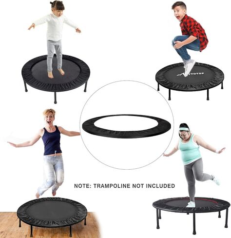 Trampoline Spring Cover 40 Inch Replacement Safety Pad for Mini Trampoline 3 Layer Protect Tear-Resistant Oxford Cloth Easy to Install Replacement for Home, Gym in Saudi Arabia
