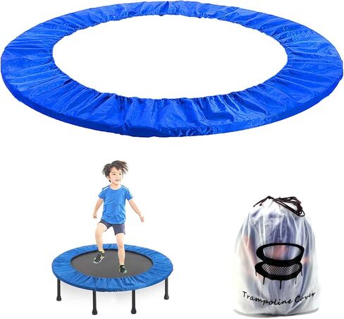 Trampoline Spring Cover 40 Inch Replacement Safety Pad for Mini Trampoline 3 Layer Protect Tear-Resistant Oxford Cloth Easy to Install Replacement for Home, Gym in Saudi Arabia