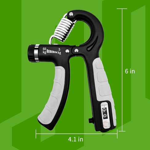 Grip Trainer 2 Pcs Adjustable Resistance 10-130 lbs Arm Trainer, Builds Hand and Arm Strength, Exercises Palm Grip Fitness Equipment for Athletes Muscle Building and Injury Recovery in Kuwait