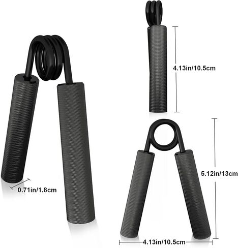 Grip Strength Trainer 4 Pack (100,150,200,250lbs), Metal Hand Grip Strengthener, No Slip Heavy-Duty Forearm Strengthener Hand Gripper for Strength Training and Hand Rehabilitation in Saudi Arabia