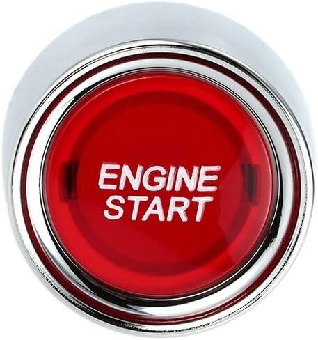 Start Switch 12v DC 50A Blue Car Start Engine Button Stater，Jtron Push Button Light Switch Push Start Ignition Switch for Racing SPST(ON)-Off Momentary (Blue) in Saudi Arabia