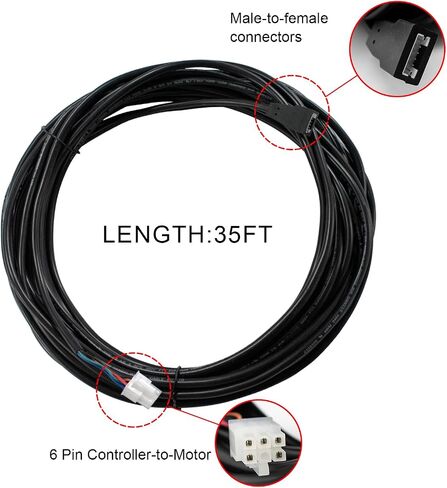 238992 Replacement Motor Harness for in-Wall Slide-Outs,35' Male-to-Female 6-Pin Controller-to-Motor Harness for Slide-Out Systems,Compatible with RVs and Travel Trailers Motorhomes Slide-Out System in Saudi Arabia