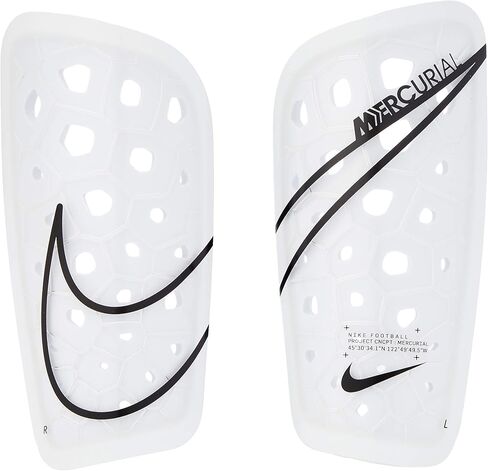Nike Mercurial Lite Shin Guards White/Black/White XL in Saudi Arabia