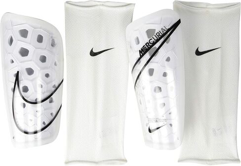 Nike Mercurial Lite Shin Guards White/Black/White XL in Saudi Arabia