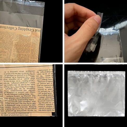 Clear Bags for 11x17 Art Prints, Photos, Acid Free Self Seal 11x17 Print Sleeves, Poster Sleeves 11x17, 50-Pack in Saudi Arabia