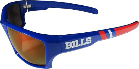 Siskiyou Sports NFL Buffalo Bills Unisex Edge Wrap Sunglass and Bag Set, Team Colors, One Size (FESG015EB) in Saudi Arabia
