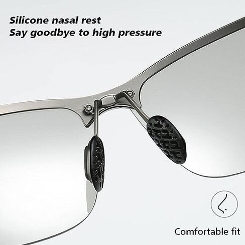 Black Polarized Photochromic Sunglasses UV400 Sports Sunglasses Day and Night Driving Glasses Ultra-Light Sun Glasses Eyewear Men and Women Cycling Glasses and Goggles in Saudi Arabia
