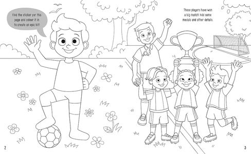 Colour Your Own Stickers: Football in Saudi Arabia