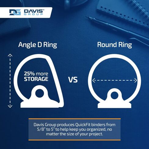 حافظة برو شديدة التحمل بلمسة واحدة، 5 بوصة، حلقة قفل على شكل حرف D، أبيض، 4 عبوات (90070-04) in Kuwait
