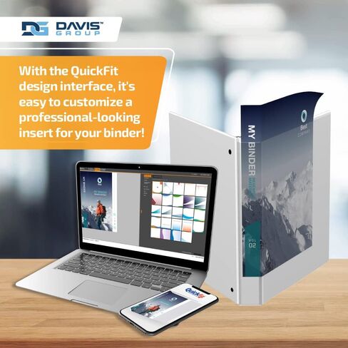 حافظة برو شديدة التحمل بلمسة واحدة، 5 بوصة، حلقة قفل على شكل حرف D، أبيض، 4 عبوات (90070-04) in Kuwait