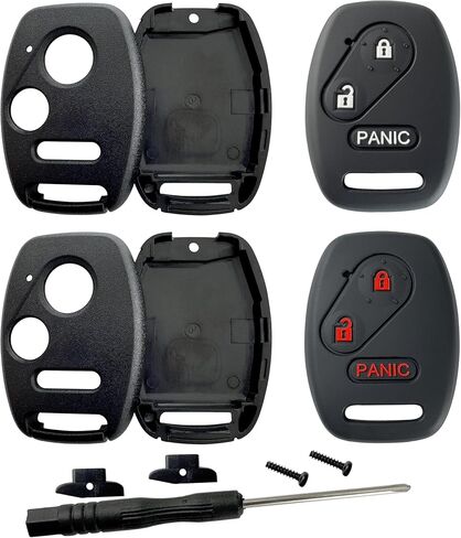 Key Fob for Honda Accord Pilot Civic - Remote Replacement Key Shell Cover Kit for Insight Ridgeline Crosstour LX CRV CRZ Fit Odyssey (Pack of 4) in Kuwait