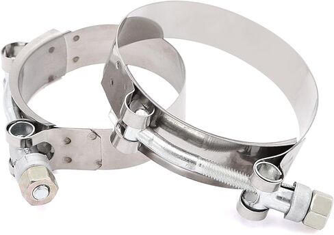 2 إلى 2-12 بوصة قارنة التوصيل المصنوعة من السيليكون الأسود 4 طبقات من تعزيز البوليستر المتوافقة مع أنابيب المبرد الداخلي لسحب الهواء وتطبيقات التوربو مع 2x T-Bolt Clamps (64 مم، 76 مم) in Kuwait