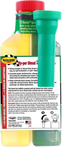 Rislone Hy-per Diesel Complete Fuel System Cleaner, Yellow in Saudi Arabia