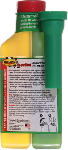 Rislone Hy-per Diesel Complete Fuel System Cleaner, Yellow in Saudi Arabia