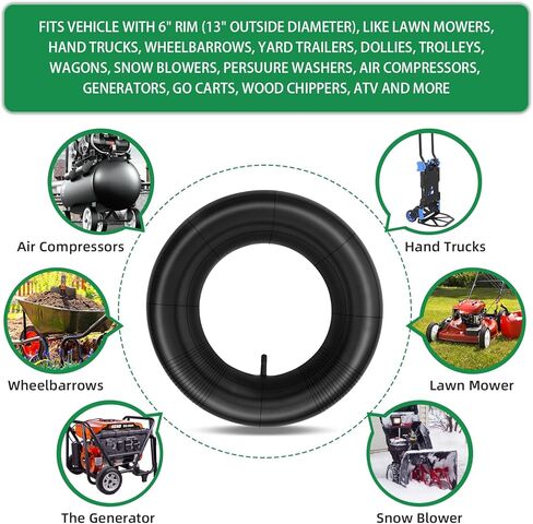 2Pack 2.80/2.50-4" Inner Tube with TR87 Bent Valve Stem for Scooters, Lawn Mowers, Wheelbarrows, Hand Trucks in Saudi Arabia