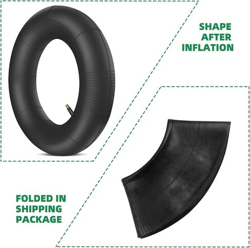 2Pack 2.80/2.50-4" Inner Tube with TR87 Bent Valve Stem for Scooters, Lawn Mowers, Wheelbarrows, Hand Trucks in Saudi Arabia
