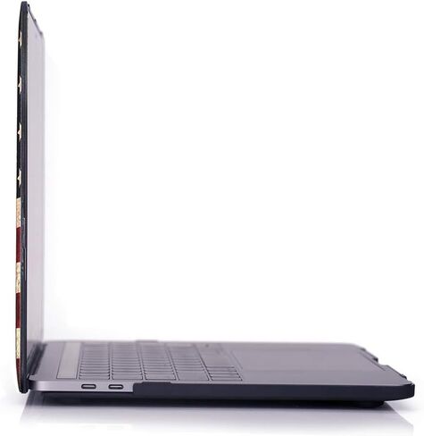 RUBAN Compatible with MacBook Pro 13 inch Case 2023, 2022, 2021-2016 M2 M1 A2338 A2289 A2159 A2251 A1989 A1708 A1706 with/Without Touch Bar, Snap On Hard Shell Case Cover (American Flag) in Saudi Arabia