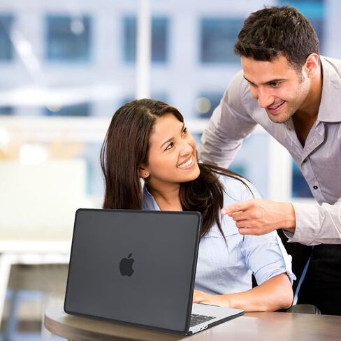 BlueSwan Compatible for MacBook Air 15 inch Case 2024 2023 M3 M2 Chip Model A3114 A2941, Anti-Cracking and Anti-Fingerprint Hard Shell Case with Keyboard Cover, Frosted Clear in Kuwait