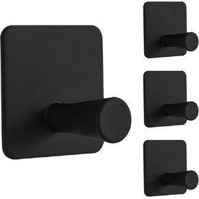 Paoli Heavy Duty Self Adhesive Hooks - Sturdy self Adhesive Hooks for Home, School and Office Easy to fit and Remove,with a Maximum Load Capacity of 30lb (4 PC).
