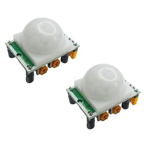 2pcs HC-SR501 Infrared PIR Motion Sensor for Arduino, ESP32, ESP8266, Raspberry Pi