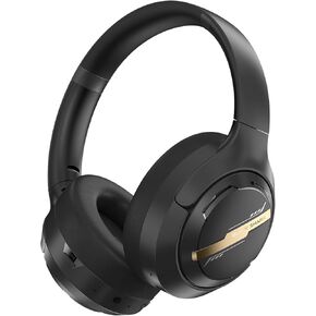 Black Shark JoyBuds Max Active Noise Cancelling Headphones, 50H Playtime Wireless Over Ear Headphones with Microphone, Bluetooth 5.4 Gaming Headsets Comfort Fit Ear Cups, 6EQ Modes via APP (White)