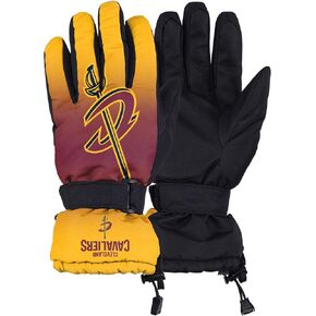 Foco Mens NBA Lradient Lig Logo Gloves Winter Winter Dloves