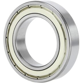ACROPIX 6008ZZ Deep Groove Ball Bearings P6 40x68x15mm Lubricated Bearings Double Metal Seal Silver Tone Printer Scooter Skateboard Wheel - Pack of 2