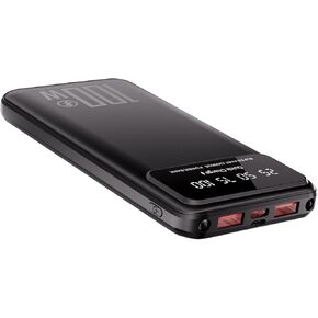 Portable Charger Power Bank 26800mAh 22.5W Fast Charging Slim External Battery Pack, LCD Display PowerBank with 2 USB 22.5W MAX & USB C 18W in/Out Compatible with All Smart Phones (White)