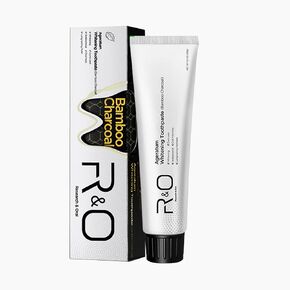 R & O Ageratum تبييض معجون الأسنان مع الفحم الخيزران ، 3.53 أوقية - يزيل البقع العنيدة ، كبيرة لتبييض الأسنان ، ويقلل من البلاك ، ويعزز صحة الفم مع التنفس الطازج الطويل (3 أنابيب)