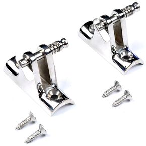 Mxeol Boat Bimini Top Hardware Deck Hinge,Swivel Side Mount Stainless Quick Release Hinges Marine with Fasteners for Boat Yacht,Pontoon Boat