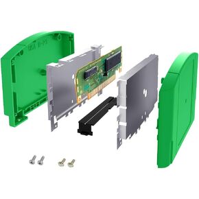 Replace N64 Cartridge Cart Shell Housing Compatible with Nintendo N64 Replacement Case Part Accessories DIY Fix N64, Clear