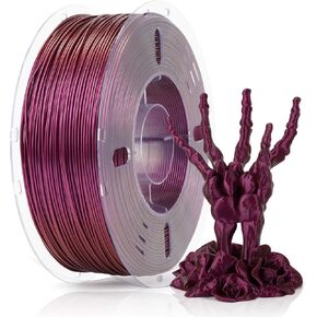 Rapid PLA Filament 1.75mm,High Speed PLA 3D Printer Filament for Max 500mm/s,Color Bright & Smoothly & Fast 3D Printing Filament,High Fludity,1kg Spool (2.2lbs),PLA Aurora Red