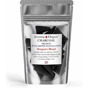 1'' Pink Sugar Charcoal TOPFLOW Incense Cones (20) in Kuwait