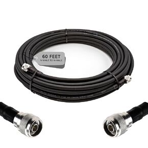 Bolton400 Low Loss Cable Ultra Flex - N-Male to N-Male White Jacket (Equivalent to LMR400 Ultra Flex) (100 Ft)