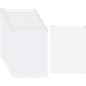 HARFINGTON 100pcs Frosted Zipper Plastic Bags for Clothing, 9.8x11.8-inch Reclosable Zip Poly Shipping Bags for Clothes, Bags, Art Prints, Brochure, Document Packaging, 4.72 Mil