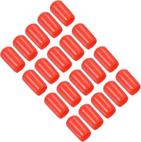 PATIKIL Snooker Cue Tip Cover, 20 Pcs Pool Cue Tips Rubber Cover Billiards Head Club Protector Stick Head Tool for Snooker Accessory in Saudi Arabia