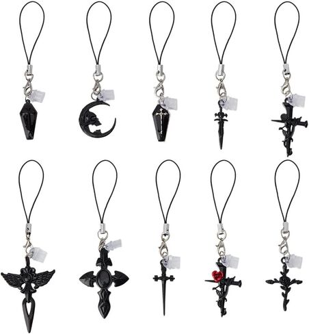 OLYCRAFT 10pcs غبار سداد سحر type-c port sports with with with resin mini bread argantants 0.9 ~ 1.2 inch mini bendant mobile dust slops anti gust plug plug charm for type-c usb phone thone phone in Saudi Arabia