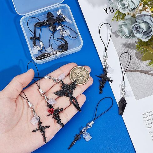 OLYCRAFT 10pcs غبار سداد سحر type-c port sports with with with resin mini bread argantants 0.9 ~ 1.2 inch mini bendant mobile dust slops anti gust plug plug charm for type-c usb phone thone phone in Saudi Arabia