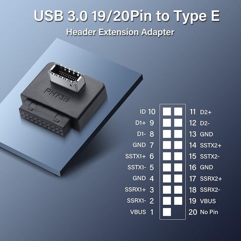 Sinloon USB 3.0 رأس اللوحة الأمامية USB 3.0 19/20NON in Kuwait