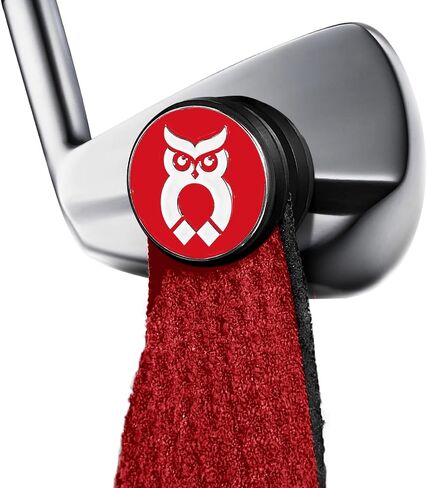 Magnetic Golf Towel Clip (Turn Any Golf Towel Magnetic) - with Removable Ball Marker and Waffle Towel - Highest Strength Magnet - Removable and Reusable Golf Towel Magnet (Blue) in Saudi Arabia