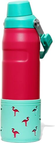 أحذية ستانلي الواقية من السيليكون - إكسسوارات كأس ستانلي اللطيفة - غلاف من السيليكون لستانلي وييتي - يناسب 40 أونصة من القواطع وأكثر - تصميم فلامنغو ستانلي - 100٪ سيليكون in Kuwait