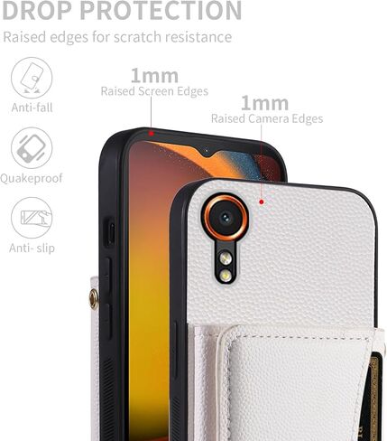 علبة الهاتف لـ Samsung Galaxy Xcover 7 Wallet Wallet مع حزام كتف Crossbod in Kuwait