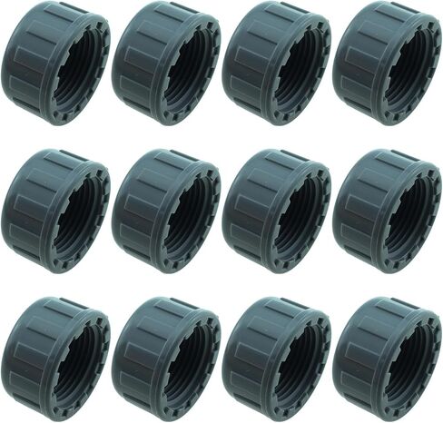 12pcs 1/2 بوصة PVC أنابيب الأسنان الداخلية سد أنابيب السلك الداخلية CAP PVC CAP CAP CAP PVC موصل CAP LENDER in Kuwait