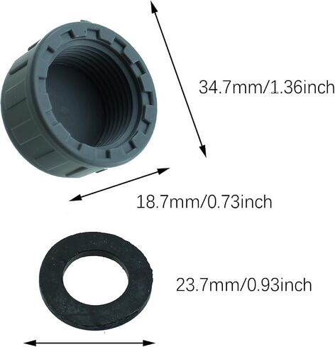12pcs 1/2 بوصة PVC أنابيب الأسنان الداخلية سد أنابيب السلك الداخلية CAP PVC CAP CAP CAP PVC موصل CAP LENDER in Kuwait