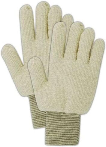 MAGID PT930RBT TERRY MASTER PT930R LOOPS-OPTELIGHT TRILECLOTH GLOVES ، X-Large ، Natural ، XL (حزمة 12) in Saudi Arabia