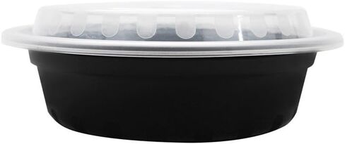 Karat IM-FC4048B 48 oz PP Microwavable Containers, Polypropylene - Black (Case of 150) in Saudi Arabia