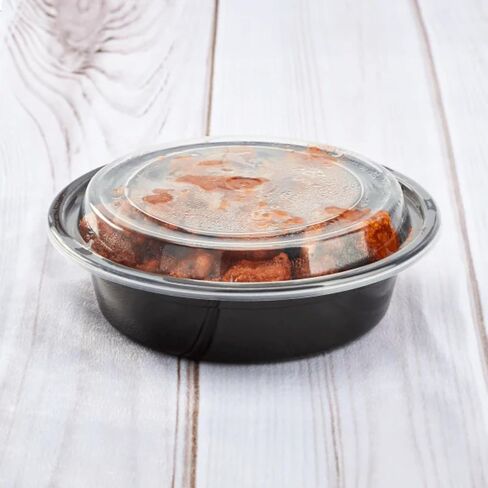 Karat IM-FC4048B 48 oz PP Microwavable Containers, Polypropylene - Black (Case of 150) in Saudi Arabia