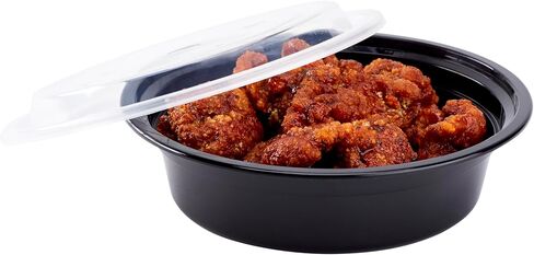 Karat IM-FC4048B 48 oz PP Microwavable Containers, Polypropylene - Black (Case of 150) in Saudi Arabia
